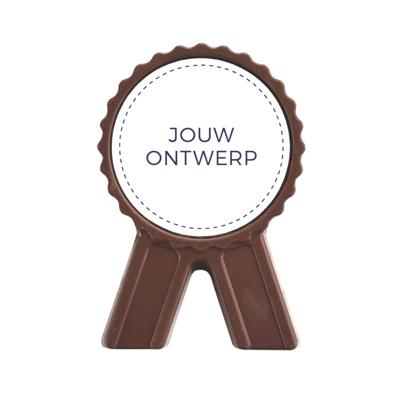 Chocoladefiguur met eigen ontwerp Chocoladefiguur met eigen ontwerp