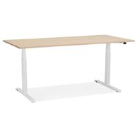 ALTEREGO TRONIK In hoogte verstelbaar bureau - Beige