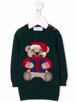 Siola pull Xmas en maille intarsia - Vert - thumbnail