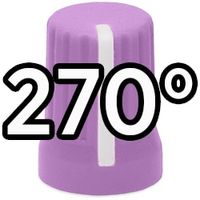 Dj TechTools Chroma Caps 270 Super Knob Purple draaiknop