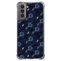 Doorzichtige Silicone Hoesje voor Samsung Galaxy S21 Voetbal