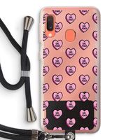 GIRL POWER: Samsung Galaxy A20e Transparant Hoesje met koord