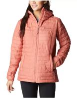 Columbia Silver Falls Hooded Dames Isolatiejas Dark Coral S - thumbnail