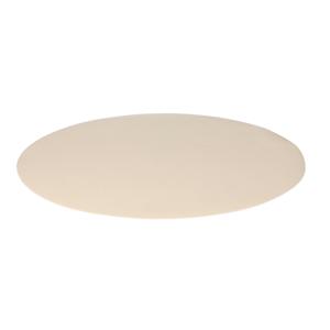 Wicotex Placemats Uni - creme - rond 38 cm - anti slip laag - Teflon coating toplaag