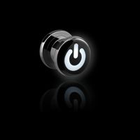 LED Tunnel Chirurgisch staal 316L Tunnels & Plugs