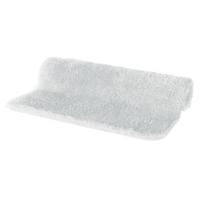 Spirella badkamer vloer kleedje/badmat tapijt - hoogpolig en luxe uitvoering - wit - 50 x 80 cm - Microfiber   - - thumbnail