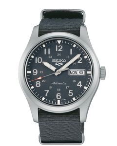 Seiko 5 Sports SRPG31K1 herenhorloge Automaat grijze wijzerplaat 39,4 mm