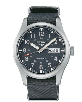Seiko 5 Sports SRPG31K1 herenhorloge Automaat grijze wijzerplaat 39,4 mm