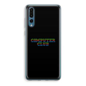 Retro: Huawei P20 Pro Transparant Hoesje