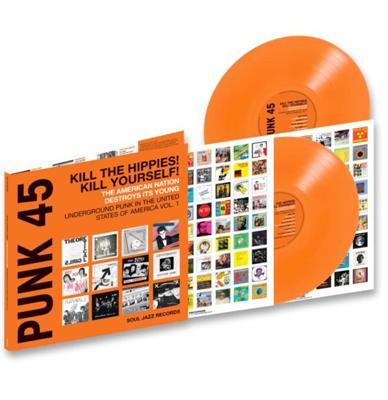 Various Artists - Punk 45: Kill The Hippies! Kill Yourself! (Oranje Vinyl)(Record Store Day 2024) 2LP LAATSTE STUKS