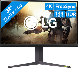 LG 32GR93U-B computer monitor 80 cm (31.5") 3840 x 2160 Pixels 4K Ultra HD LCD Zwart