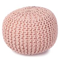 Bundy poef roze Ø40cm H32cm Bundy poef roze Ø40cm H32cm