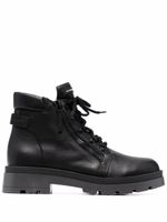 Giuseppe Zanotti bottines à patch logo - Noir