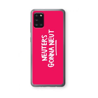 Neuters (roze): Samsung Galaxy A31 Transparant Hoesje