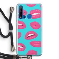 Bite my lip: Huawei P20 Lite (2019) Transparant Hoesje met koord