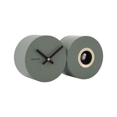 Wandklok Duo Koekoek Groen