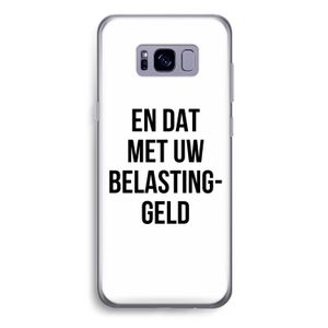 Belastinggeld: Samsung Galaxy S8 Plus Transparant Hoesje