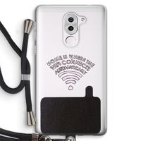 Home Is Where The Wifi Is: Honor 6X Transparant Hoesje met koord