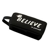 Grote zwarte letter creatieve siliconen pen vak Pencilcase school briefpapier Supplies (belive)