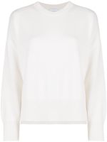 Barrie pull en maille fine - Blanc