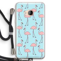 Anything Flamingoes: HTC U Play Transparant Hoesje met koord