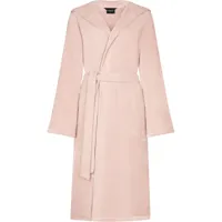 Cawö Cawo Dames Badjas extra licht met Capuchon 6140 blush 42