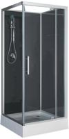 Saqu Unit douchecabine 90x90x210cm helder glas/aluminium mat