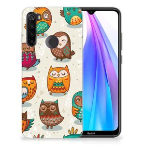 Xiaomi Redmi Note 8T TPU Hoesje Vrolijke Uilen