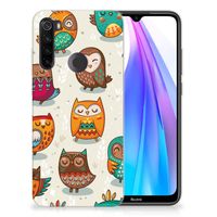 Xiaomi Redmi Note 8T TPU Hoesje Vrolijke Uilen