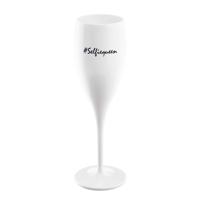 Koziol - Superglas Cheers No. 1 Champagneglas Selfiequeen - Kunststof - Wit - thumbnail