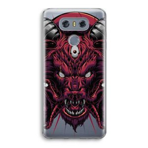 Hell Hound and Serpents: LG G6 Transparant Hoesje