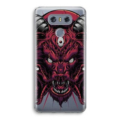 Hell Hound and Serpents: LG G6 Transparant Hoesje