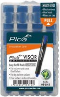 Pica Permanent Navulling blauw VISOR 991/41, 4st.