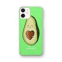 Avocuddle: iPhone 12 mini Transparant Hoesje Avocuddle: iPhone 12 mini Transparant Hoesje
