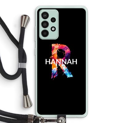 Abstract Spectrum: Samsung Galaxy A52s 5G Transparant Hoesje met koord