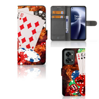 OnePlus Nord 2T Wallet Case met Pasjes Casino