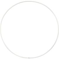 Creativ Company Metalen draadring, d 15 cm, dikte 2 mm, wit, 10 stuk/ 1 doos