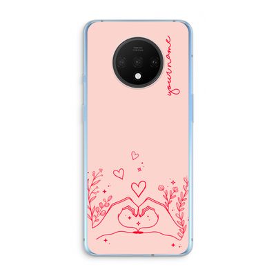 Love is in the air: OnePlus 7T Transparant Hoesje