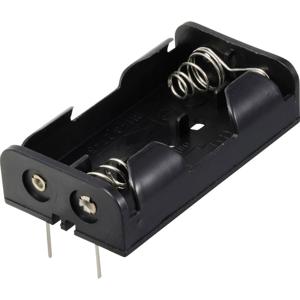 TRU COMPONENTS TC-13220528 Batterijhouder 2 AA (penlite) Contactpolen (l x b x h) 59 x 33 x 15 mm