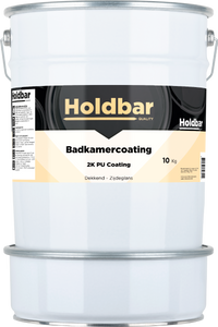 Holdbar Badkamercoating Verkeerswit (RAL 9016) 10 kg