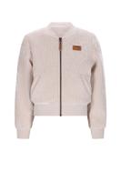 NoNo winter velvet stepped jas meisjes - wit - Doris
