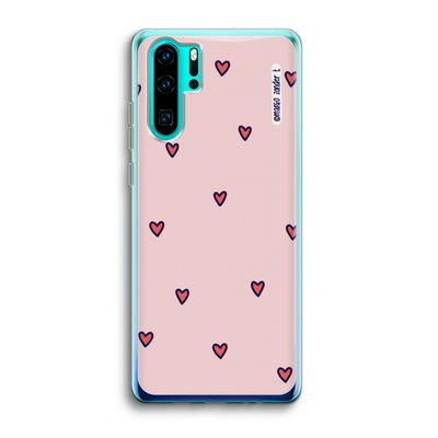 Hartjes: Huawei P30 Pro Transparant Hoesje