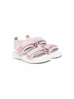 Kenzo Kids sandales imprimées à attache scratch - Rose