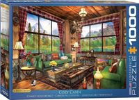 Cozy Cabin - Dominic Davison Puzzel 1000 Stukjes