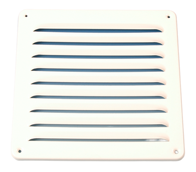 Aluminium Schoepenrooster Opbouw 195 X 195mm - Wit (1-2020w)