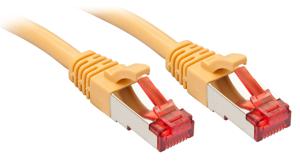 LINDY 47768 RJ45 Netwerkkabel, patchkabel CAT 6 S/FTP 10.00 m Geel Snagless 1 stuk(s)