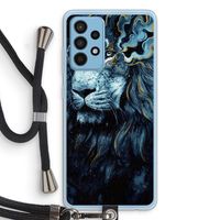 Darkness Lion: Samsung Galaxy A52 Transparant Hoesje met koord