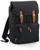 Atlantis BG613 Vintage Laptop Backpack - Black - 30 x 46 x 17 cm