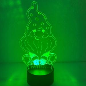 3D LED LAMP - KABOUTER - Ontwerp-zelf.nl