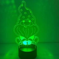 3D LED LAMP - KABOUTER - Ontwerp-zelf.nl